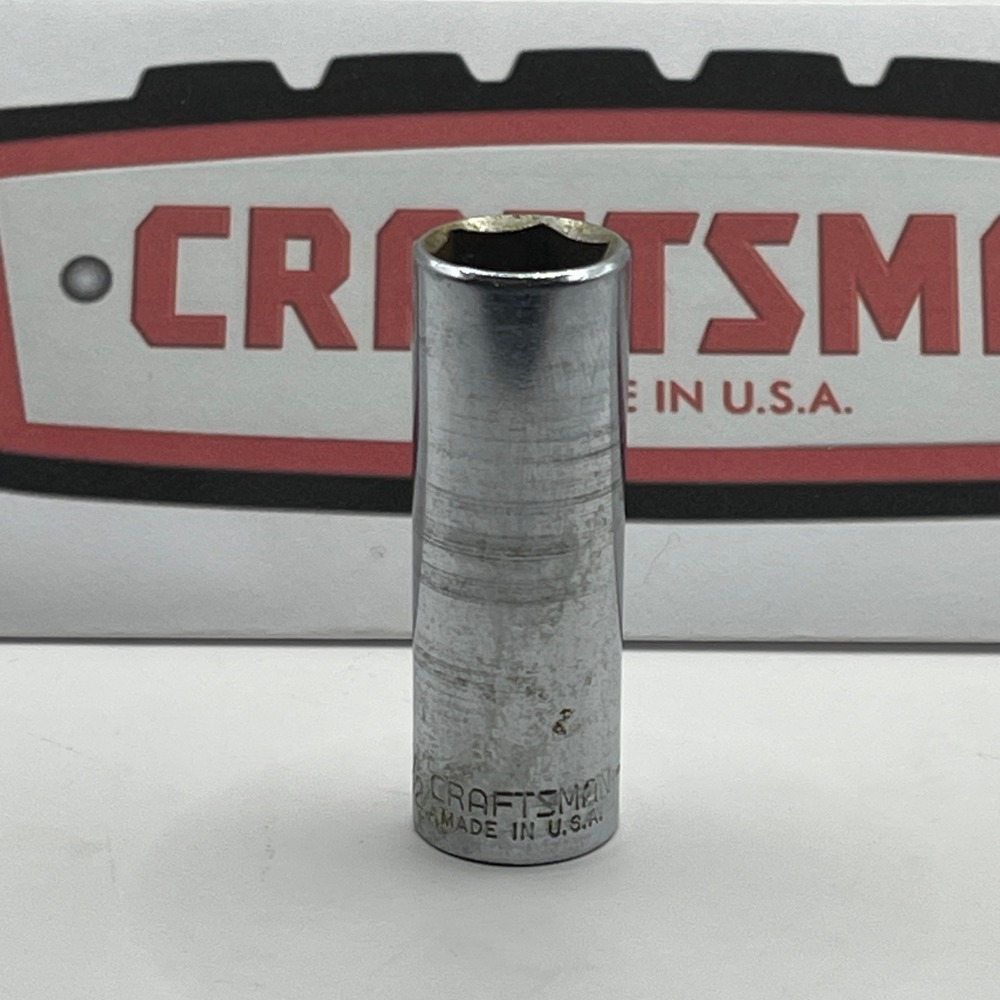 Craftsman Vintage V Series Replacement 1/2 Inch Deep Socket 1/4‎ Drive 43589 USA